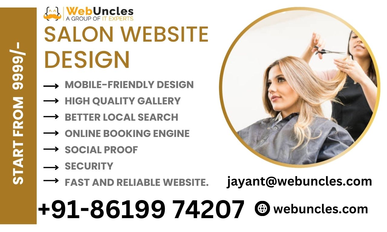 webuncles-salon-website-services